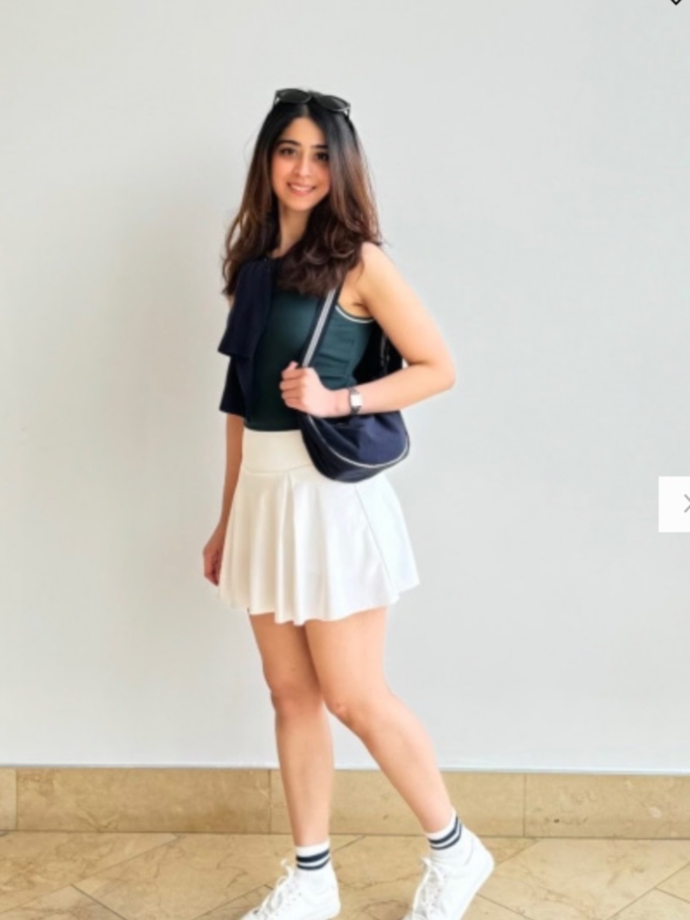 Uniqlo | Bag | Round Mini Shoulder Bag Striped Navy - Picture 7 of 9